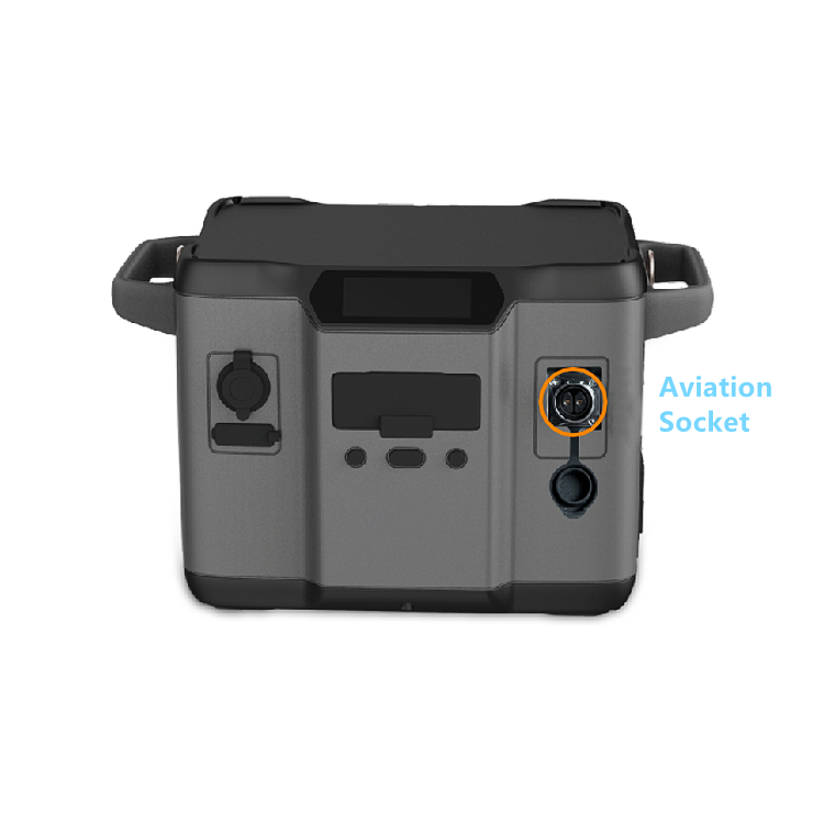 1200W højtydende solcellegenerator til backup-opladning