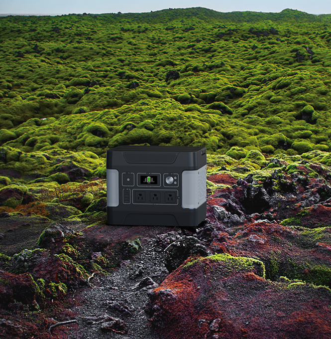 1000W Deep Cycle Solar Generator til mobil opladning