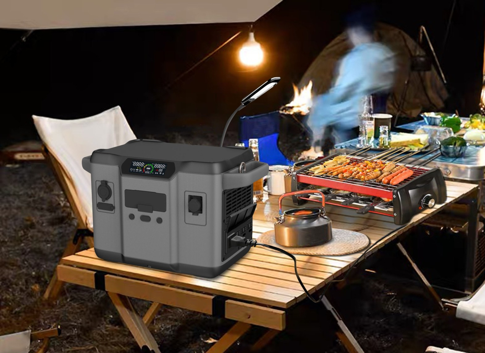 1200W boligenergiopbevaringslithiumbatteri